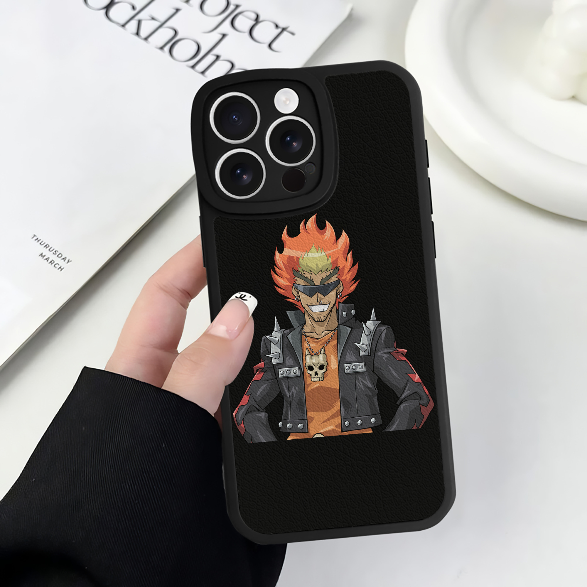 遊☆戯☆王 Yu-Gi-Oh! 【iPhone 16シリーズ対応】シリコンスマホケース（レザー調） 材質：シリコン